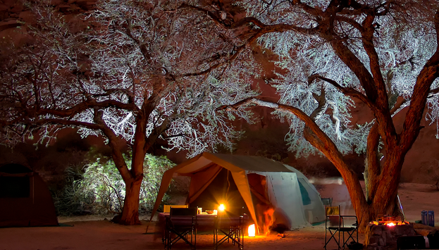 nuit en camp guidé